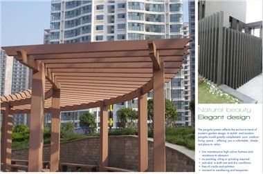 Wpc Pergola Garden Gazebos Kunhong Factory Produkcja Różne małe pawilony ogrodowe Wpc Water